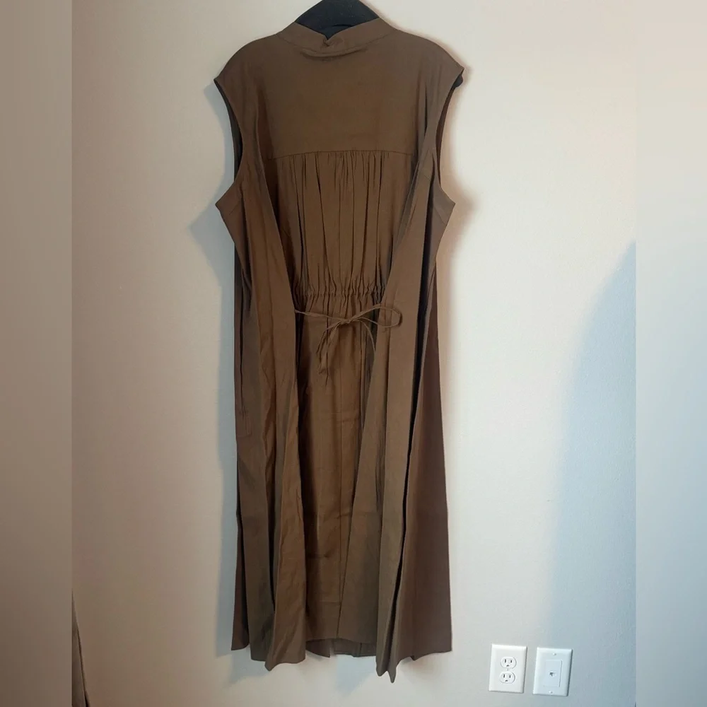 Vince Brown Midi Dress - Picture 5 of 6